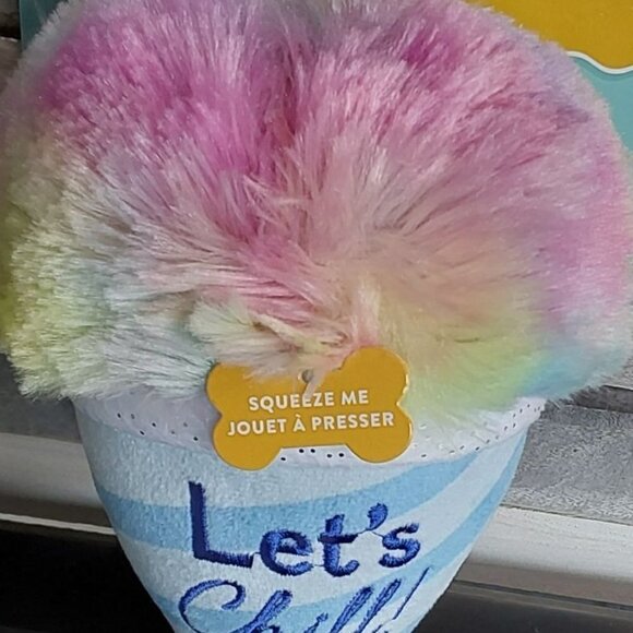 Let's Chill Snow Cone Plush Dog Toy | PetShop by Fringe Studio | - Picture 4 of 8